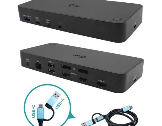 I Tec USB 3.0/USB C/THUND 3X 4K PW 100W