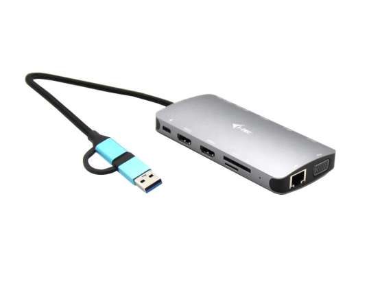 I Tec USB3.0 C/TB3 3X M.NANOD LANPD100W