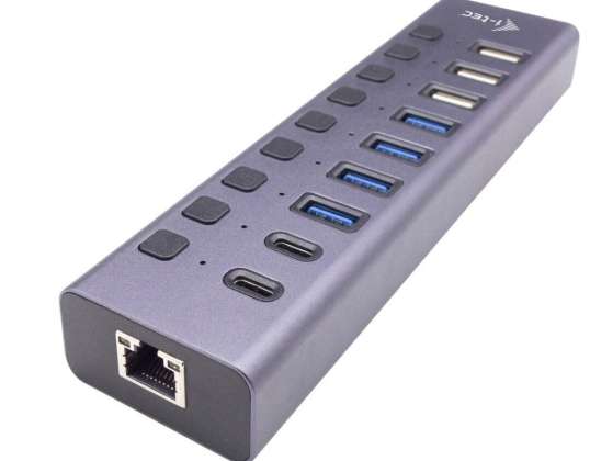 I Tec USB3.0/C CHARGHUB9PORTLAN P.ADAPT60