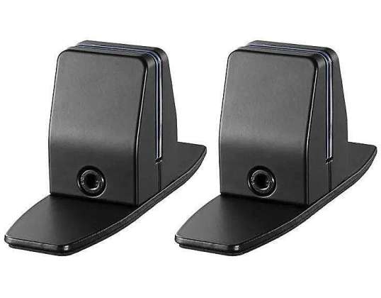 LOT DE 2 PINCES DE BUREAU NOIRES 5937