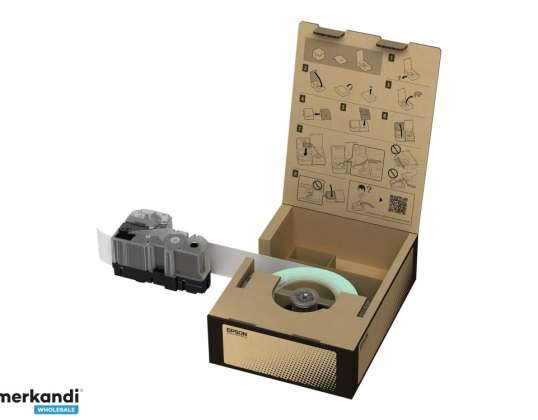 RUBAN VINYLE TRANSPARENT/NOIR 50MM - 45M 5229
