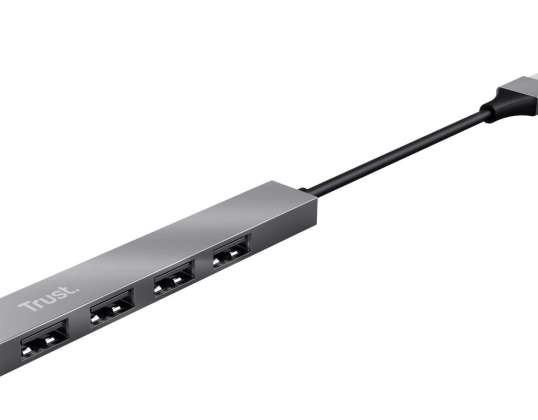 Mini hub USB 4 ports en aluminium HALYX 3667