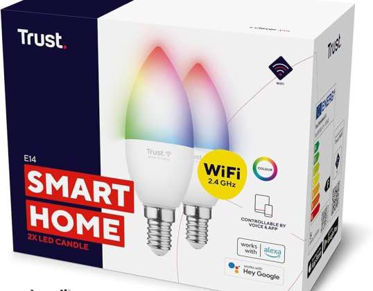 E14 DUO-PACK BOUGIE LED RGBCW WI-FI 3972