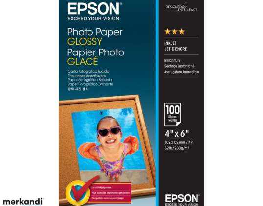 PHOTO PAPERG. GLOSSY 10X15 100 FG 4463