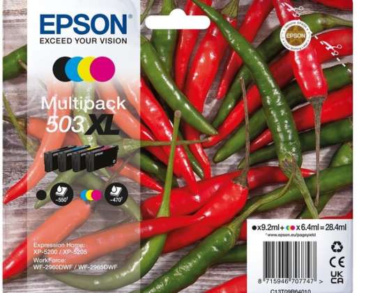 PEPERONCINO4-FARBIGE 503XL 5410 PATRONEN