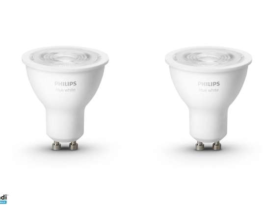 TEINTE BLANCHE 2 X LAMPE GU10 5.5W DLC 6158