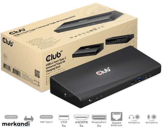 USB-C 3.2 UNIV.3X 4K CHARG. QUAI 60W 6438