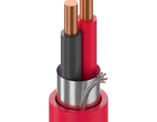 CÂBLE D'ALARME PVC ROUGE 305M 6659