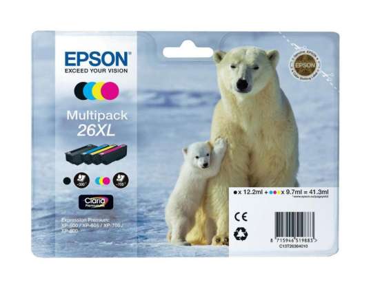 £MULTIPACK 26XL 4PCS OURS POLAIRE 4437