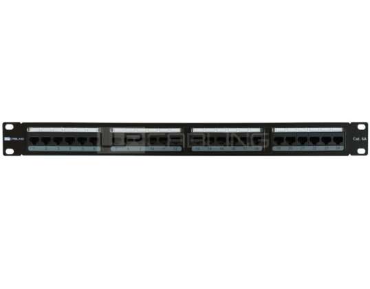 1HE TUCH MIT 24 RJ45U CAT.6A SCHWARZ 575
