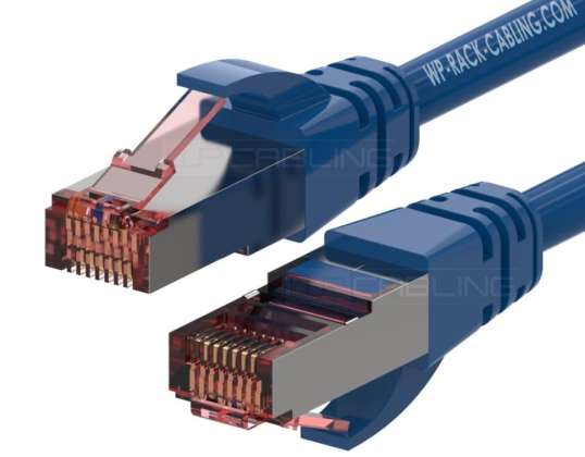 FLICKEN S/FTP CAT.6 LSHF BLAU 0.5M 611