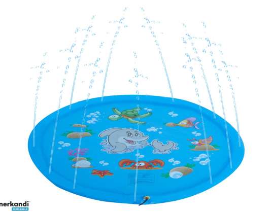 Tapis d’eau arroseur fontaine rideau d’eau pataugeoire 170cm