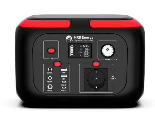 Σταθμός παραγωγής ηλεκτρικής ενέργειας 600W με πτυσσόμενο ηλιακό πάνελ