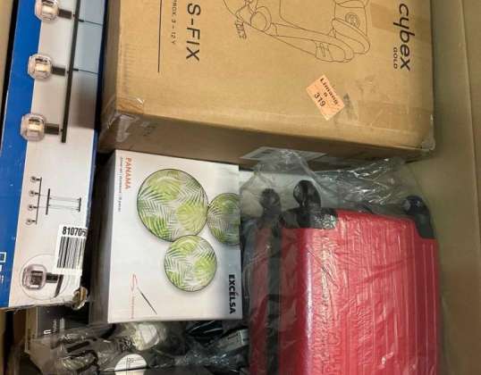 350 € – Mišrūs padėklai: grąžinimai iš Vokietijos prekyviečių, žinomo prekės ženklo produktai