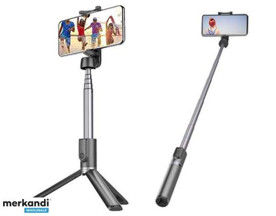 Bluetooth Selfie Stick InstaPic (black) ~ triha | Wireless Photo Stick | Portable Selfie Stick