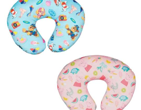 Kinder-Nackenkissen Paw Patrol oder Peppa Pig 2 sortiert