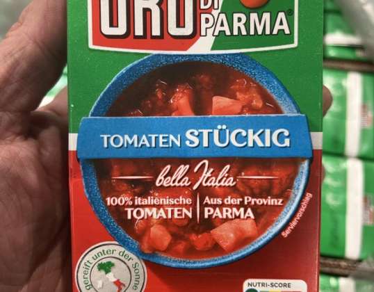 Tükeldatud tomatid 400g | Lõppev kuupäev 03/2025 | 6 veoautot
