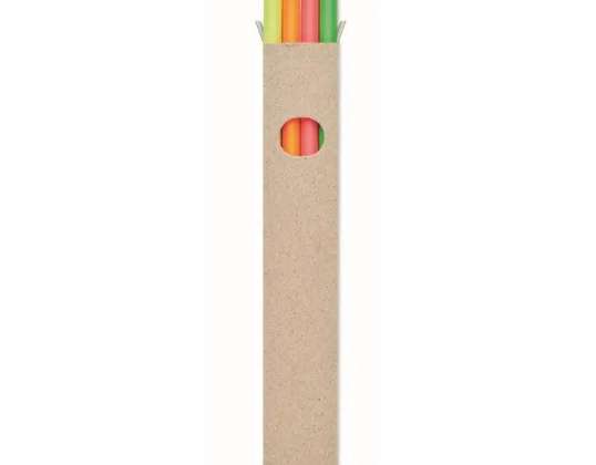 4 markeerstift kleurpotloden BOWY Multicolor veelzijdige markerset voor kleurrijke markering