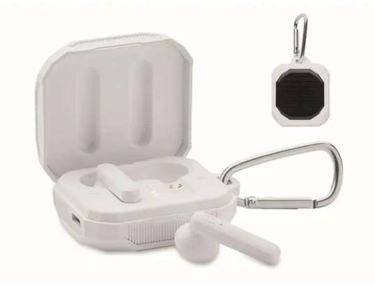 ARONOS Solar TWS-oortelefoonset Helderwit