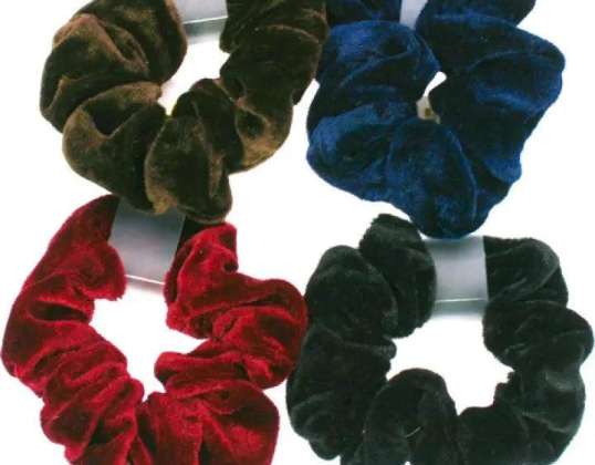 Ruban de tresse de cheveux en velours de couleur assortie 9,5 cm de largeur accessoire de cheveux élégant