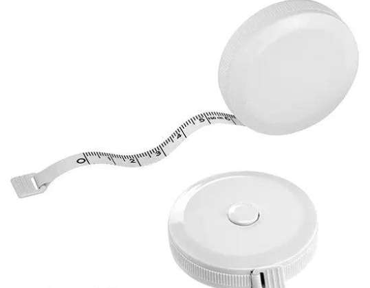 Ruban à mesurer automatique 1,5m blanc Outil de mesure précis et pratique