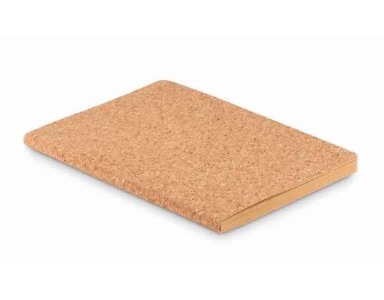 DIN A5 korkhåndtag NOTEKORK i beige stilfuld bæredygtighed