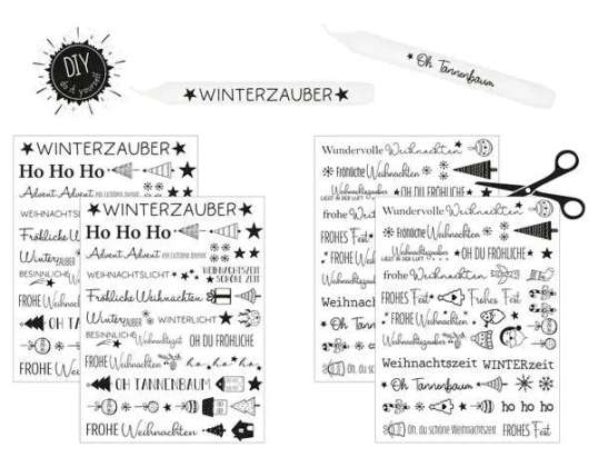 Duo Pack joulukynttilätatuoinnit Temporary Holiday Designs 2 kpl