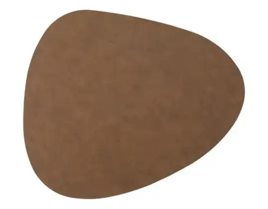 Elegant placemat made of PVC Stone leather look Light brown Robust &amp; stylish table mat