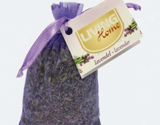 Lavendel geurzakje in transparant organzazakje 15g Rustgevend aroma