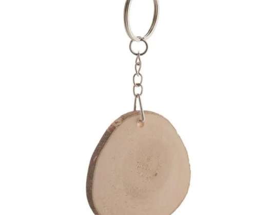 Loggy Keychain in Natural Tones Eco Chic Accessory