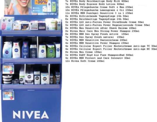 Най-продаваният Nivea 2023 в 166 витрини на най-популярните продукти