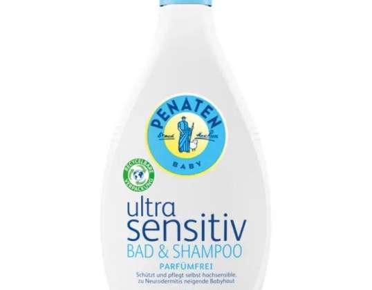 Penaten Ultra Sensitive Bain et Shampoing 400ml – Soin doux pour bébé