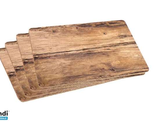 Platzmatte Eiche  44x28 5cm   Elegante und langlebige Tischunterlage für jede Mahlzeit