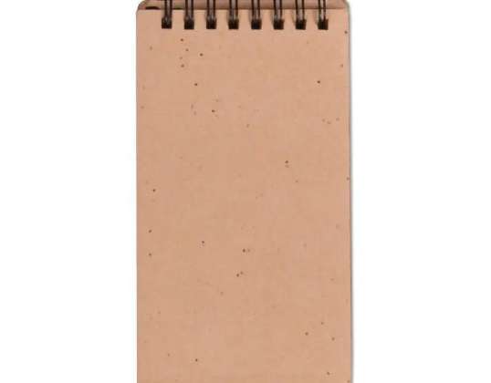 Ensemble de notes autocollantes en papier ensemencé Marron clair respectueux de l’environnement – Pour les amoureux de la nature