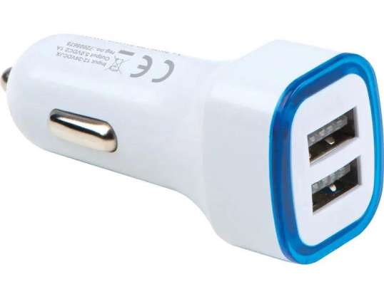 KFZ USB Ladeadapter Fruit   Blau   Kompakt  Schnell und Zuverlässig für Unterwegs