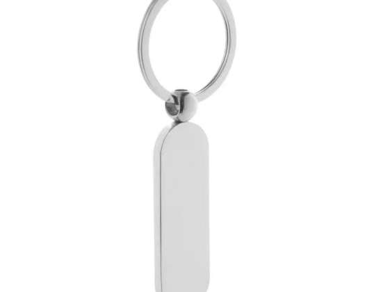 Argent Cirque Porte-clés Design Élégant 100 Caractères