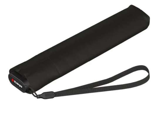 Paraguas plegable ultraligero US.050 slim manual negro: Compacto, ligero, manual, robusto