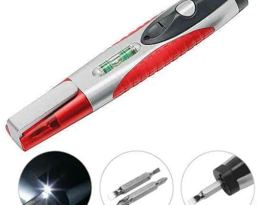 Outil multifonction en rouge argenté Gadget polyvalent pour la vie quotidienne et l’aventure