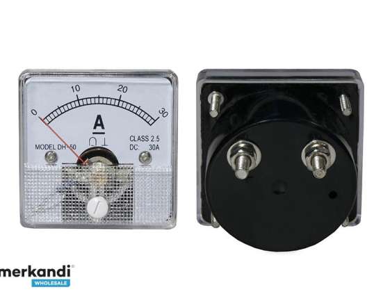 4640# Analogmessgerät Amperemeter Quadrat 30a mit Shunt