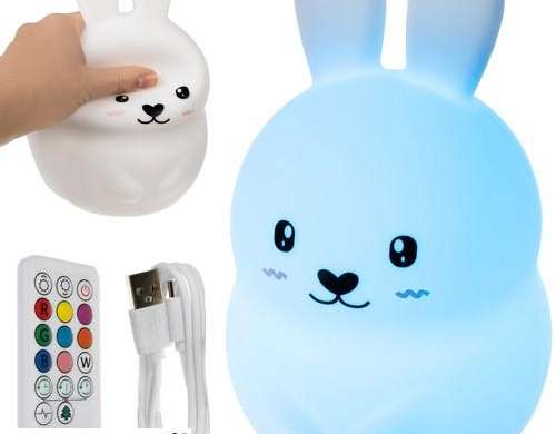 RGB Night Lamp with Remote Rabbit