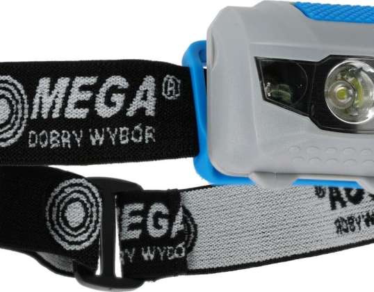 Naglavna svetilka LED 1W 3xAAA. 100lm