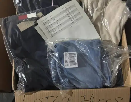 455 € – Markenmix Kleidung Damen &amp;amp; Herren, 74 Stück, Kundenrücksendungen, Top-Marken wie Nike, Adidas, Tommy Hilfiger, Hugo Boss – Stückpreis 6,15 €