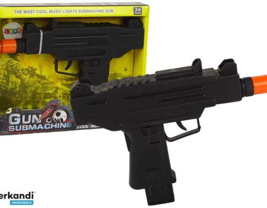 Black Toy Gun for Kids with Vibration Sound