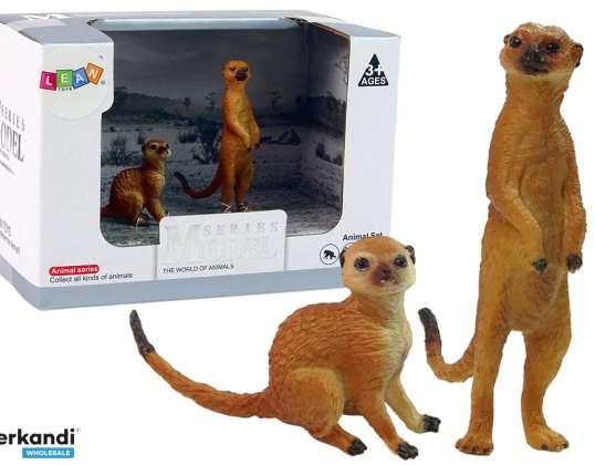 Set of 2 Meerkat Figurines