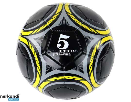 Pelota Negra de Fútbol 24 cm Tamaño 5