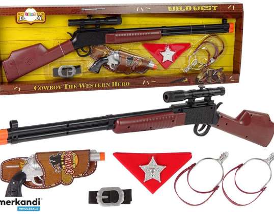 Conjunto Vaquero Sheriff Escopeta Revólver