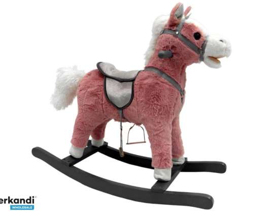 Caballito Balancín 74 cm Sonidos Rosa