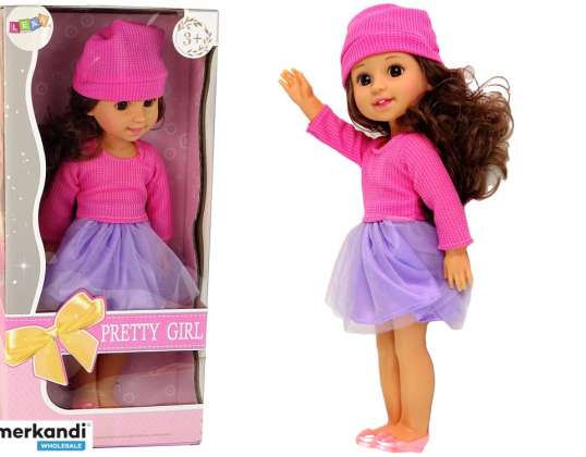 Baby Girl Doll Cabelo Castanho
