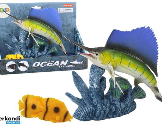 Figur Fisch Schwertfisch Speerfisch Koralle Riff Fisch