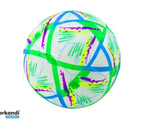 Bola de Borracha Padrões Brilhantes Verde 24 Cm